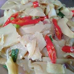 A picture of Tumis rebung.
