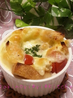 A picture of Okara Gratin Soup.