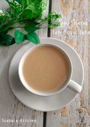 Foto resep Syai Karak (Teh Susu Jahe)