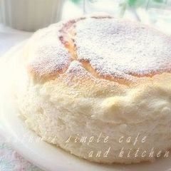A picture of Snowy White Yogurt Soufflé to use up Egg Whites.