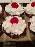 Cherry Coke Float Cupcakes