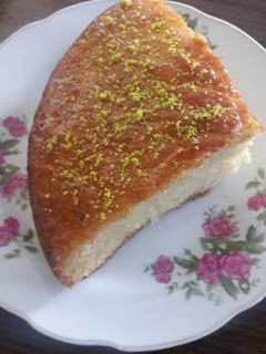 عکسی از دستور کیک وانیلی با روکش عسل