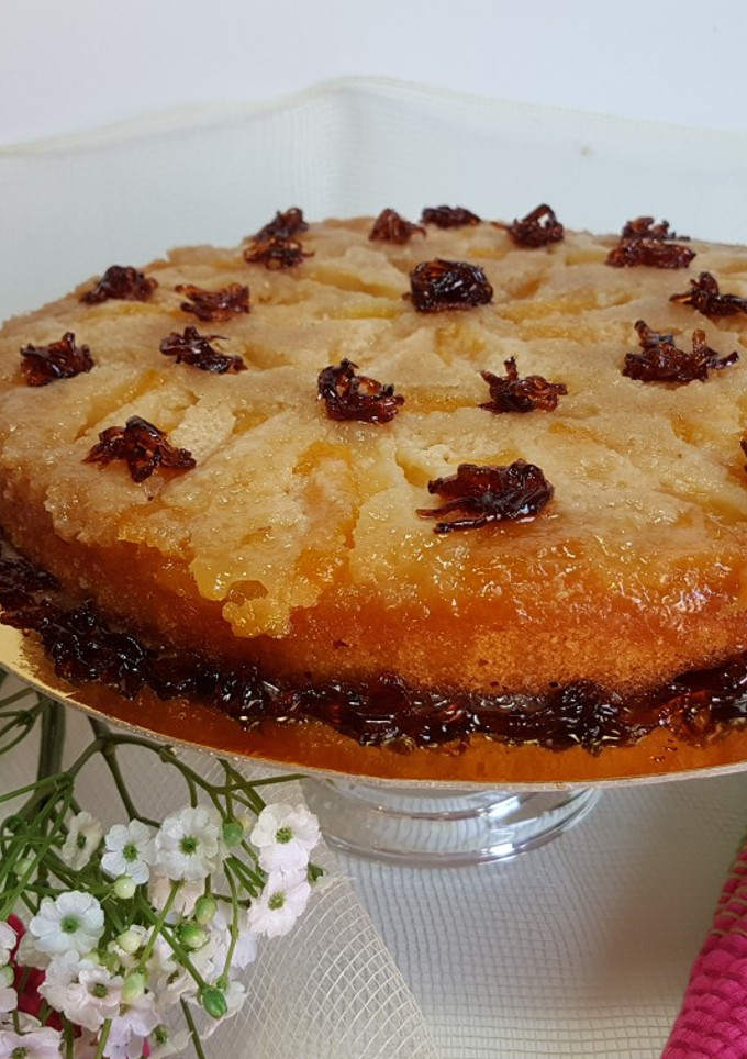 Una foto de Pastel de melocotón con remolacha en confitura!!!