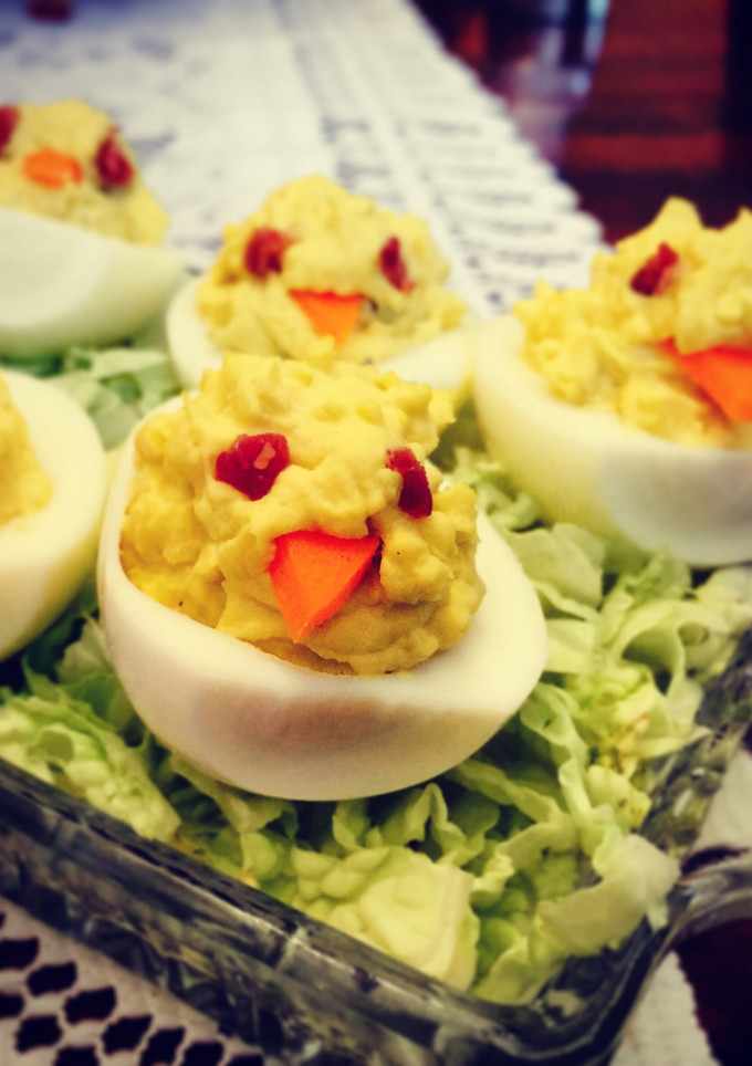 A picture of Cute Deviled Chicks.
