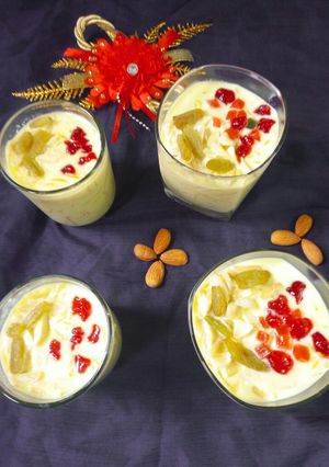 A picture of Sewiyan custard.