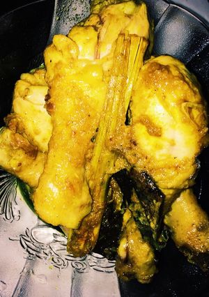Foto resep Ayam ungkep bumbu kuning