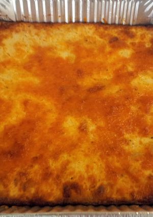 A picture of Macaroni Pie.