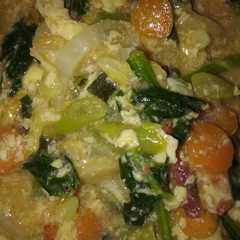 รูปของ Capcay Telur