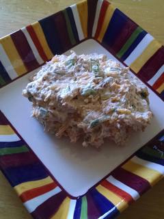 A picture of Zesty bacon cheese dip.