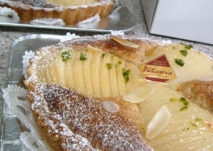 Recipe of Perfect Our Family&#39;s Favorite Pear and Almond Tart