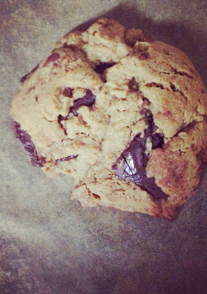 A picture of Hazelnut chocolate Chunk Cookies.