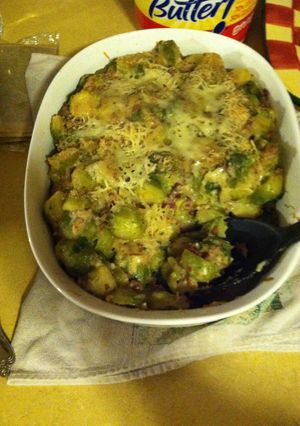 A picture of Augratin Brussel Sprouts.