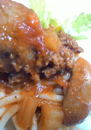 A picture of Easy quickie spaghetti bolognese.