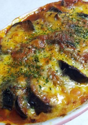 A picture of Simple Using Canned Tomatoes Eggplant Gratin.