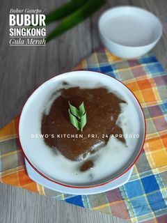 Foto resep Bubur Ganepo / Bubur Singkong Gula Merah