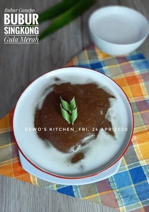 Foto resep Bubur Ganepo / Bubur Singkong Gula Merah