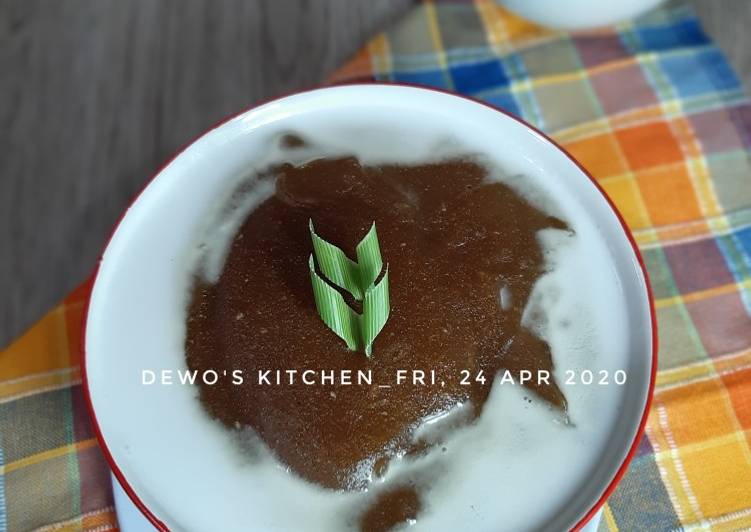 Resep: Bubur Ganepo / Bubur Singkong Gula Merah Enak Dan Mudah