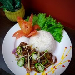 A picture of Beef chilli dry 🍛.