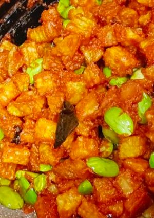Foto resep 261. Sambal Goreng Kentang Pete Bumbu Pasar
