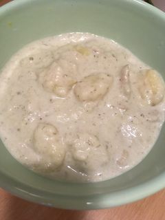 Padlizsánkrémes csirkés gnocchi recept fotója