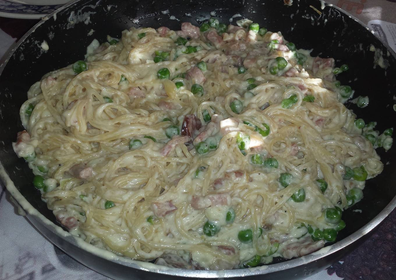 Lui Carbonara pasta