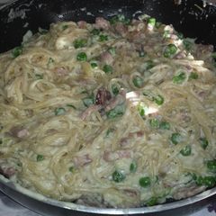 A picture of The Lazy Pasta Carbonara.