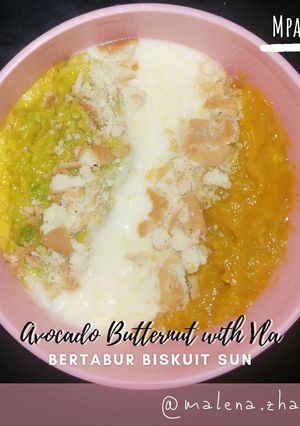 Foto resep Avocado Butternut with fla (snack) mpasi 7m