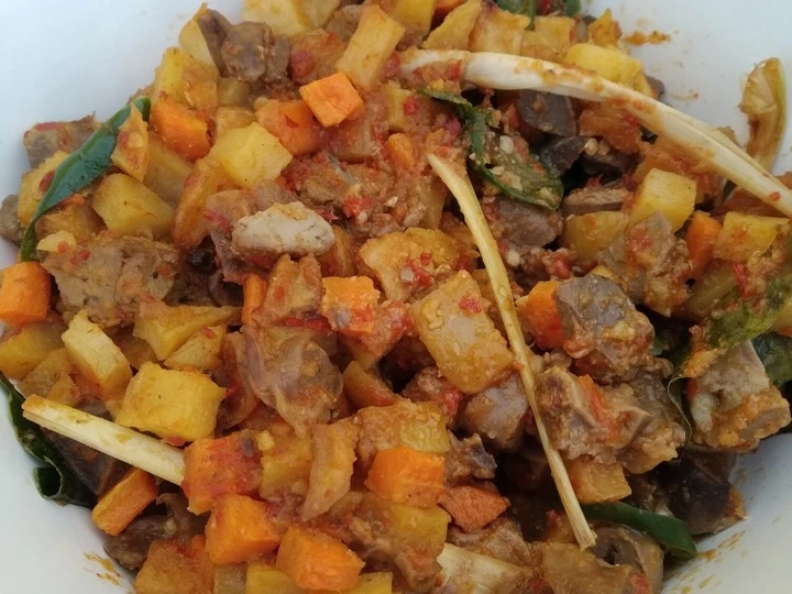 Langkah Gampang Menyiapkan Resep Sambel Goreng Kentang Ati ayam yang  Bikin Ketagihan Anti Ribet, Mantap Sekali