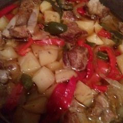 A picture of Costillas De Cerdo Guisadas.