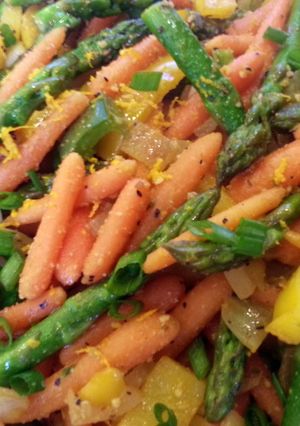 A picture of Sweet and Spicy Veggies.