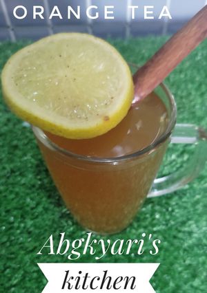A picture of ORANGE TEA❤️.