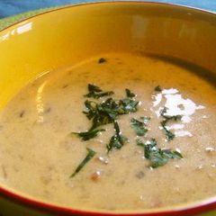 A picture of Restaurant Quality Mushroom Cream Soup.
