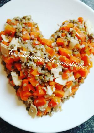 Une photo de Lentilles et sarrasin aux carottes