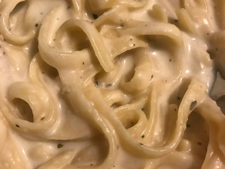 Recipe No Cream EASY Fettuccine Alfredo DELICIOUS! the So Delicious You can take Joss in your mouth