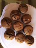 Muffin al cioccolato con gocce di cioccolato
