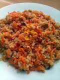 Vickys Quinoa with Carrot, Hazelnut & Pomegranate, GF DF EF SF
