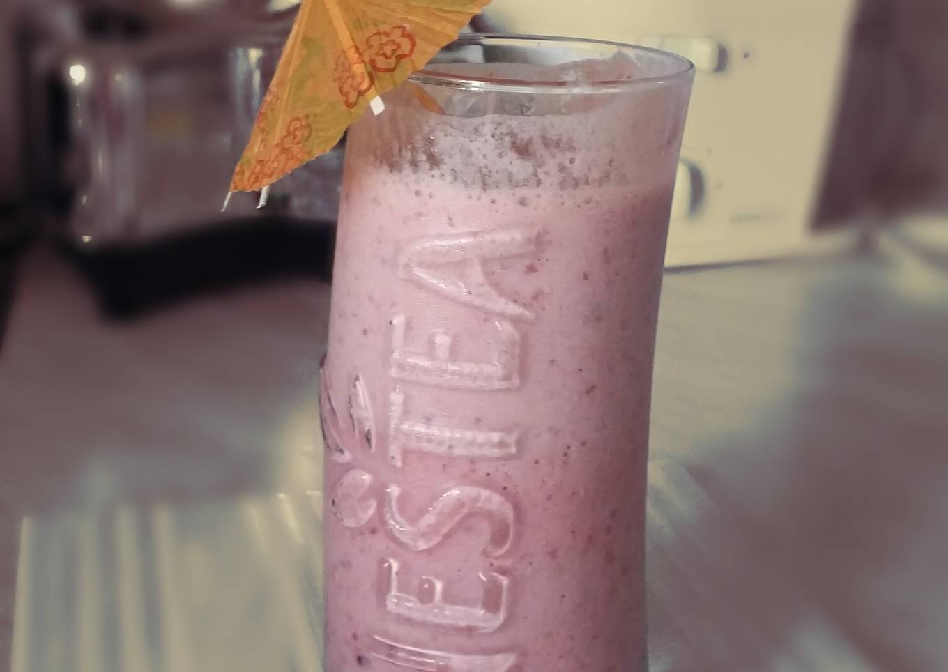 Milkshake whith forest fruits