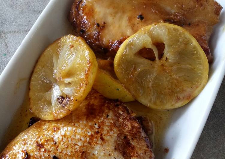 Lemon honey glazed salmon by mama Lio