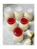 Jasmine & Strawberry Panna Cotta