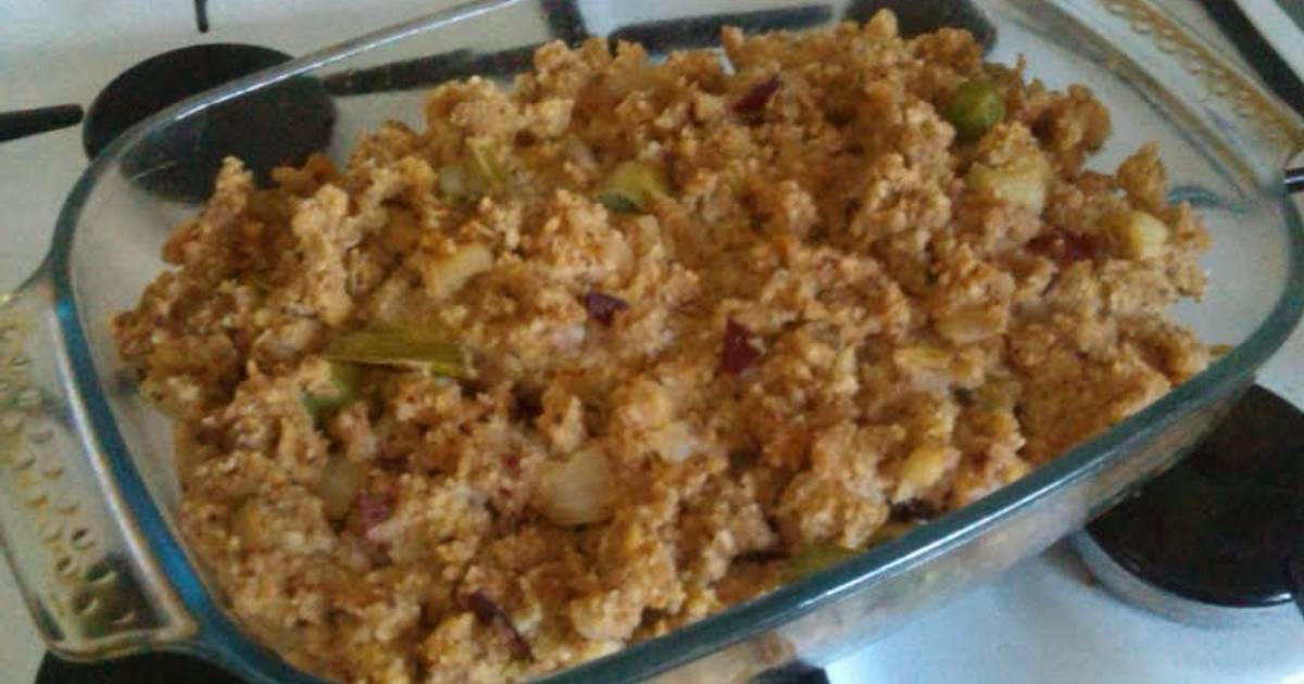Vickys Cornbread Stuffing, Gluten, Dairy, Egg & SoyFree Recipe by