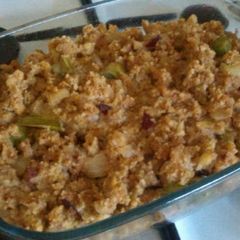 A picture of Vickys Cornbread Stuffing, Gluten, Dairy, Egg & Soy-Free.