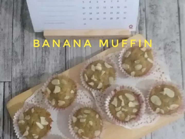 Langkah Mudah untuk Membikin Resep  Banana Muffin yang Enak Banget, Bikin Ketagihan