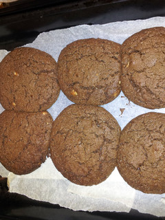 A picture of Megans Dark Chocolate Orange Cookies.