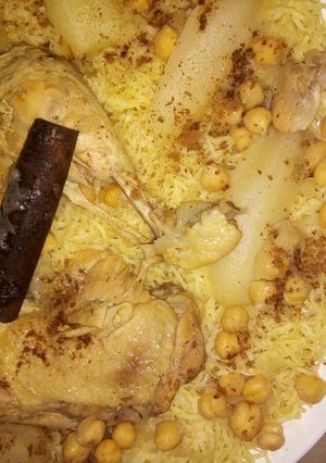 صورة لوصفة رشتة بالدجاج