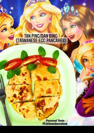 Foto resep Tan Ping/Dan Bing (Taiwanese Egg Pancakes)