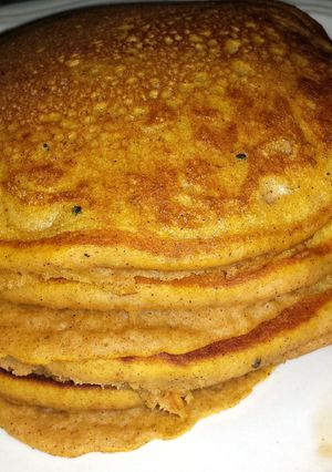 A picture of Fluffy Pumpkin Pancakes.