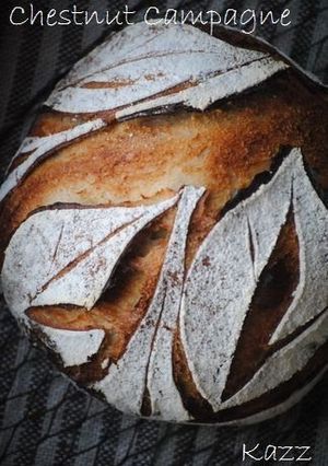 A picture of Pain de Campagne with Crème de Marron.