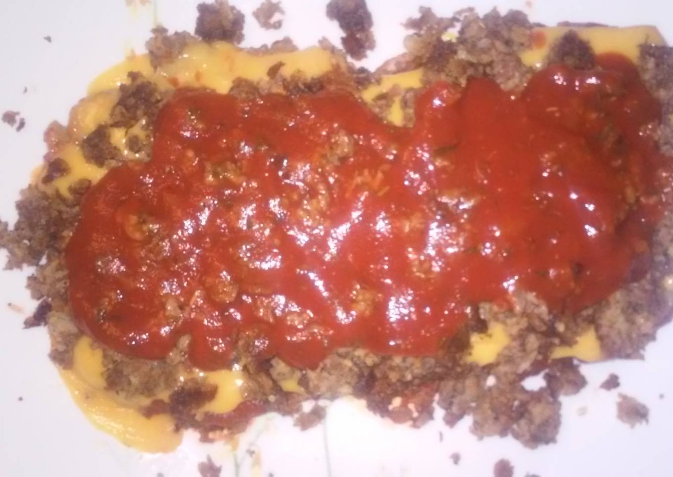 Beef pizza toast