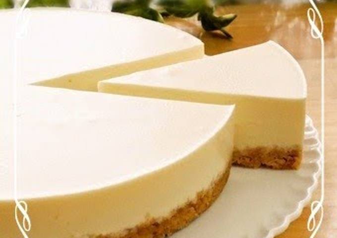 Recipe of Favorite Rich and Easy No-Bake Cheesecake (Plain)