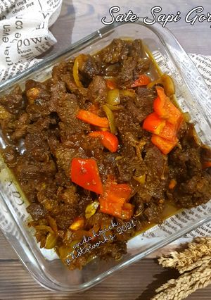 Foto resep Sate Sapi Goreng